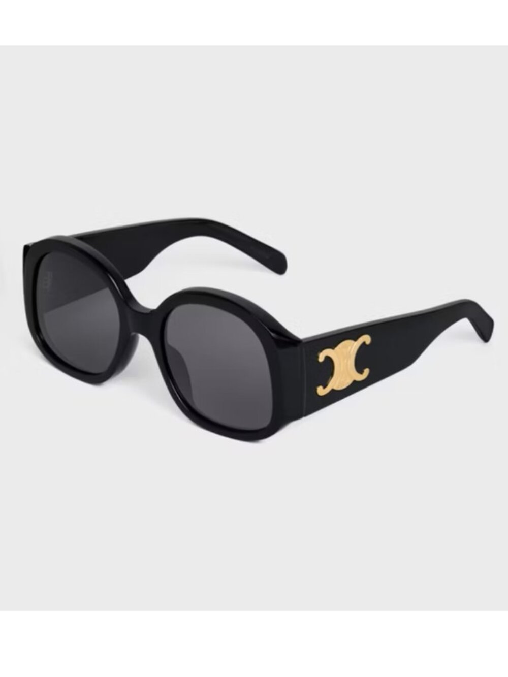 NEW CELINE SUNGLASSES, WOMEN BLACK OVERSIZED EYEWEAR CELINE CL40305U 01A